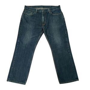 Levi's Jeans Mens 38x28 Blue 559 Straight Leg Dark Wash Durable Work Denim